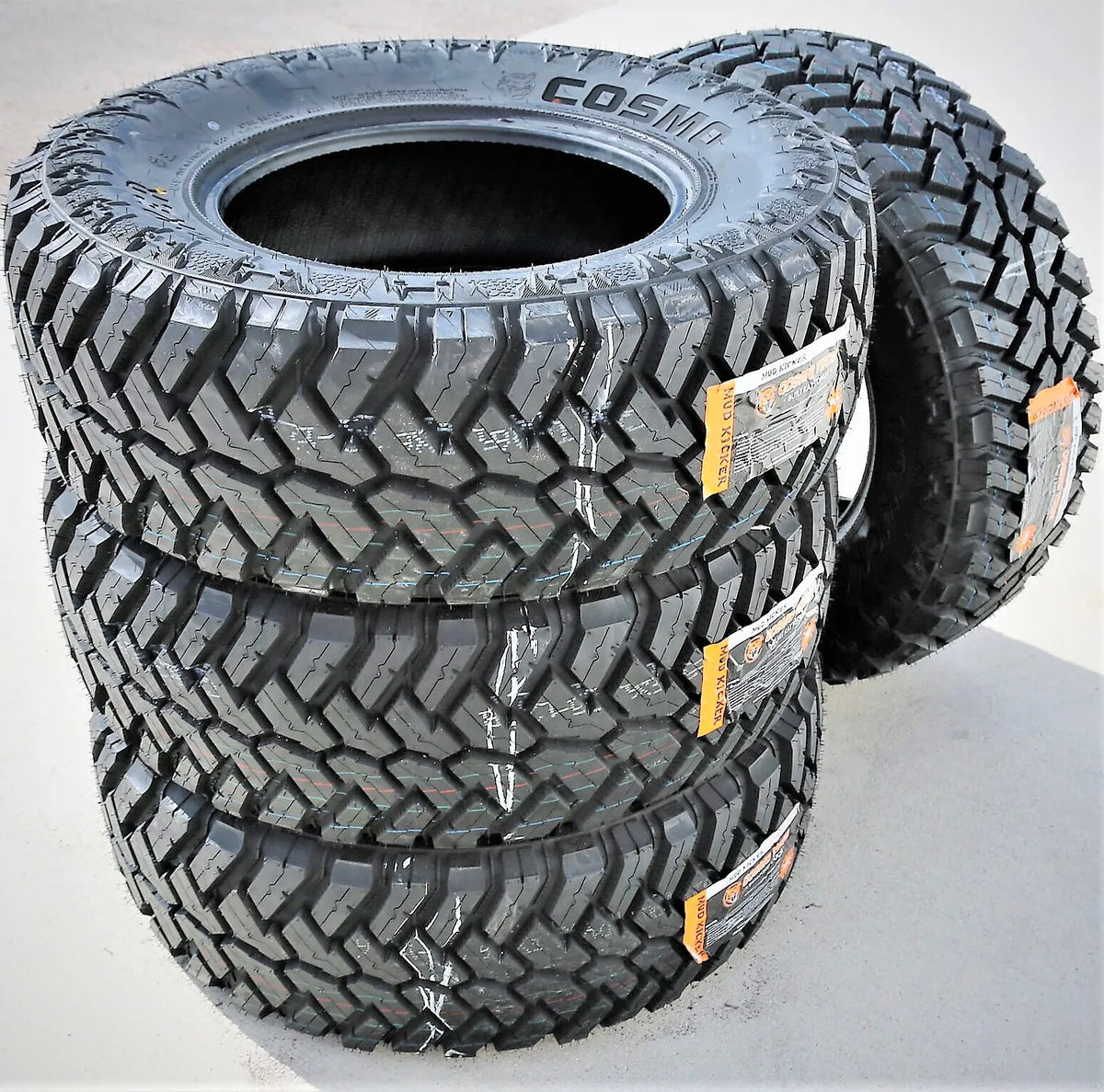 Cosmo Mud Kicker LT265/75R16 Load E All-Season Mud-Terrain Tires — Set of 4