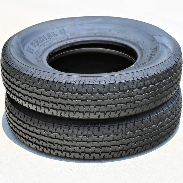 Transeagle ST Radial II Steel Belted ST205/75R14 105L Load D Trailer Tires — Set of 2