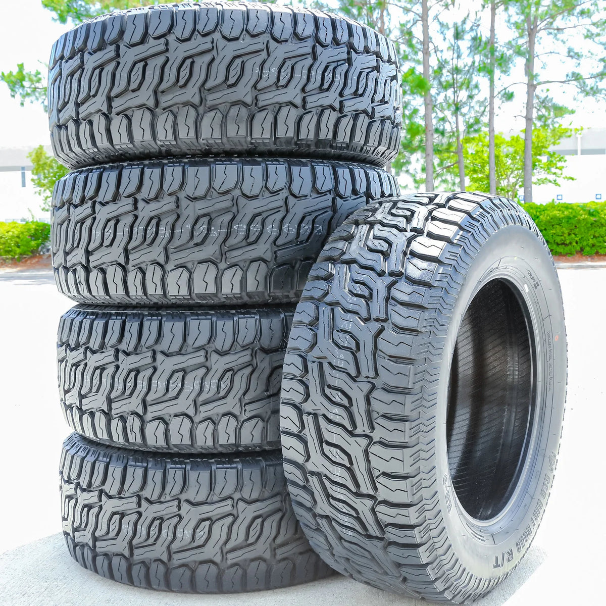 Red Dirt Road RD-9 R/T LT33x12.50R20 114Q Load E All-Season Rugged-Terrain Tires — Set of 5