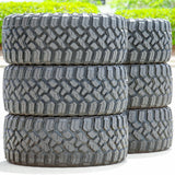 Tesche Tires Ridge Blade X/MT LT33x12.50R20 119Q Load F All-Season Mud-Terrain Tires — Set of 6