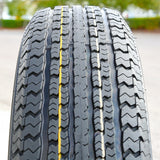 Nebula ST Radial N' 001 Semi Steel ST235/80R16 Load E Trailer Tires — Set of 8