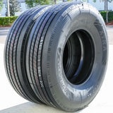 Roundrule Xtra All Steel ST225/75R15 Load G Trailer Tires — Set of 2