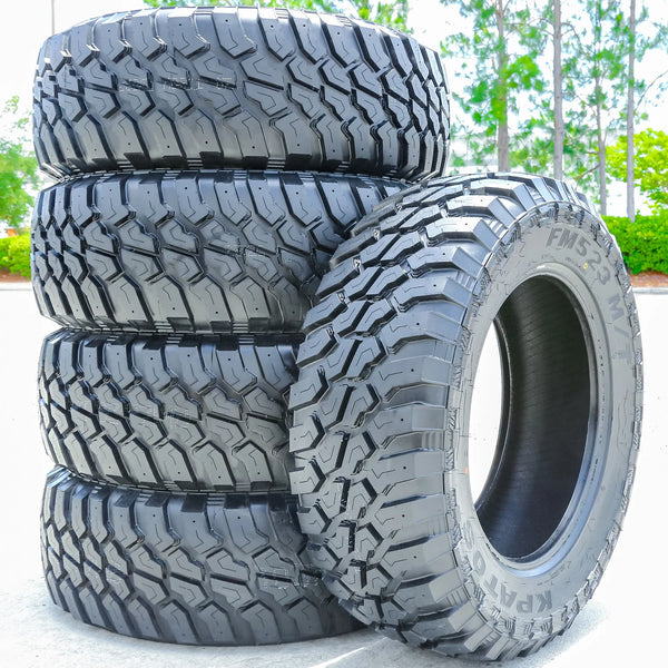 Kpatos FM523 M/T LT37x13.50R20 127Q Load E All-Season Mud-Terrain Tires — Set of 5