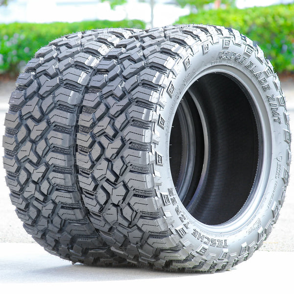 Tesche Tires Ridge Blade X/MT LT33x12.50R20 119Q Load F All-Season Mud-Terrain Tires — Set of 2