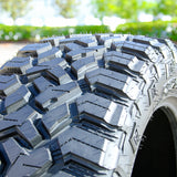 Tesche Tires Ridge Blade X/MT LT33x12.50R20 119Q Load F All-Season Mud-Terrain Tires — Set of 4