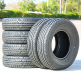 Nebula ST Radial N' 001 Semi Steel ST235/80R16 Load E Trailer Tires — Set of 6