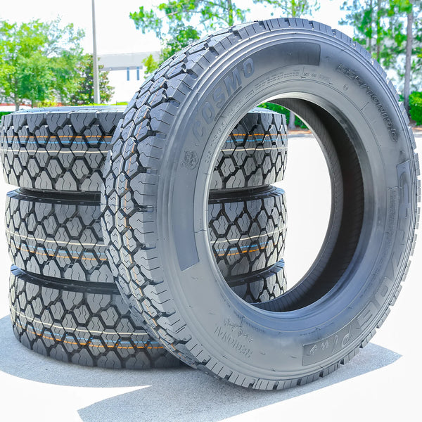 Cosmo CT706 Plus 225/70R19.5 Load G Drive Axle All-Season Commercial Tires — Set of 4