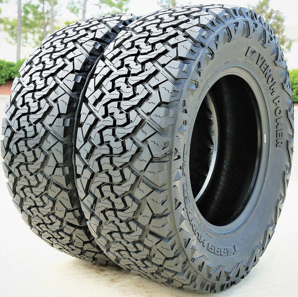 Venom Power Terra Hunter X/T LT33x12.50R18 118R Load E All-Season Extreme-Terrain Tires — Set of 2