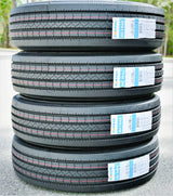 Suntek HD Trail + All Steel ST225/75R15 Load G Trailer Tires — Set of 4