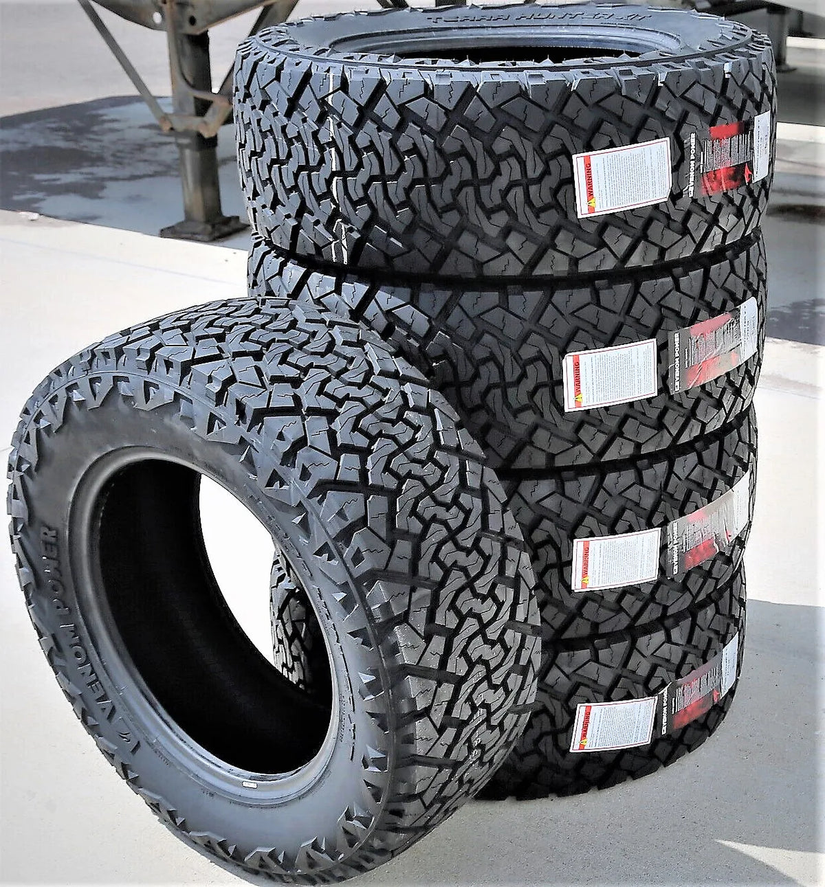 Venom Power Terra Hunter X/T LT235/80R17 120S Load E All-Season Extreme-Terrain Tires — Set of 5