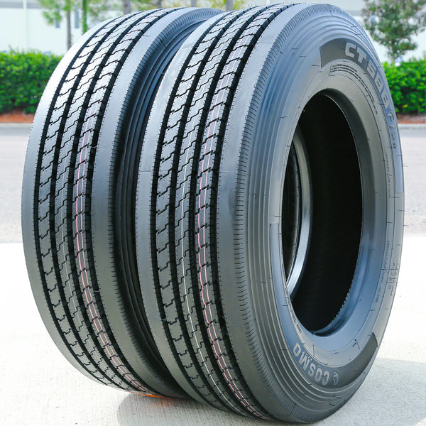 Cosmo CT588 Plus 225/70R19.5 128/126M Load G All-Season Commercial Tires — Set of 2