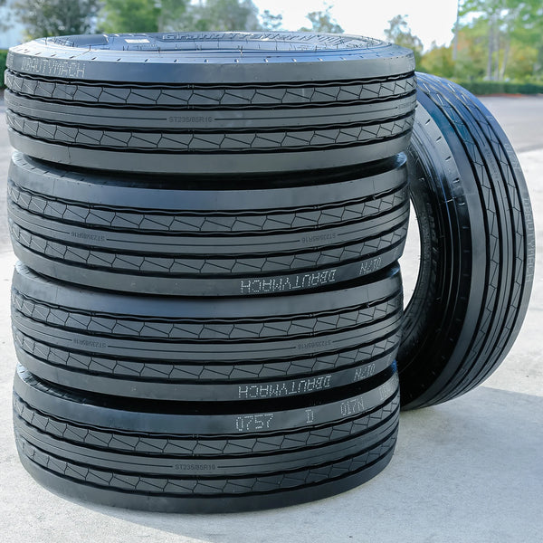 Nebula Grand Trailer-N' 001 All Steel ST235/85R16 Load G Trailer Tires — Set of 5