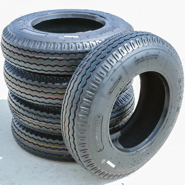 Grandforce GF704 ST8-14.5 Load G Mobile Home Trailer Tires — Set of 5