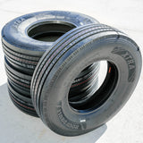 Roundrule Xtra All Steel ST235/85R16 Load H Trailer Tires — Set of 5