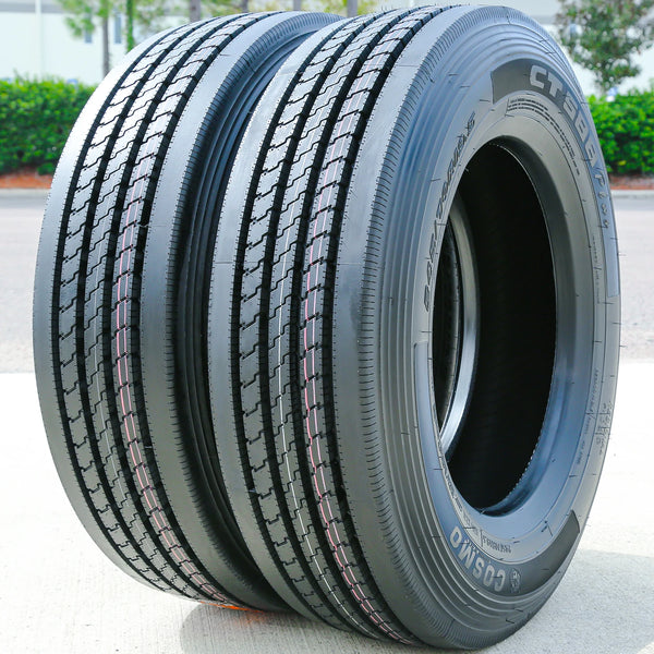 Cosmo CT588 Plus 245/70R19.5 135/133L Load H All-Season Commercial Tires — Set of 2
