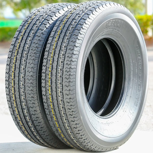 Nebula ST Radial N' 001 Semi Steel ST235/80R16 Load E Trailer Tires — Set of 2