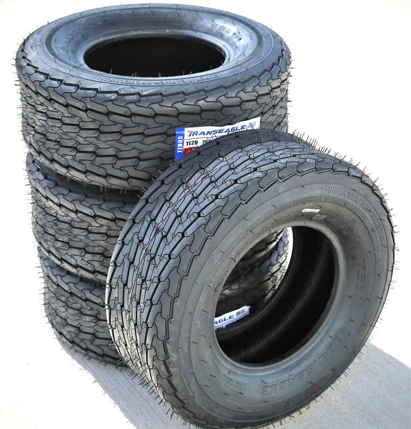 Transeagle TE20 ST20.5x8.00-10 95J Load E Trailer Tires — Set of 4