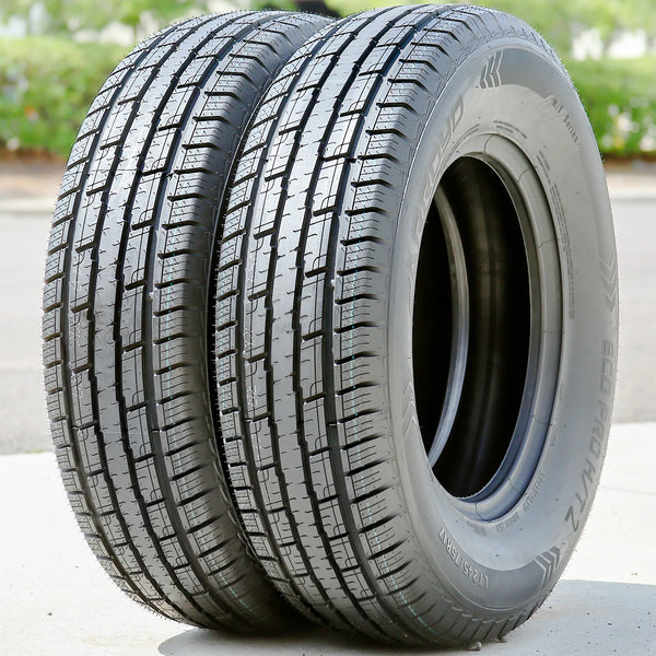 Arroyo Eco Pro H/T 2 LT245/75R17 121/118S Load E All-Season Tires — Set of 2