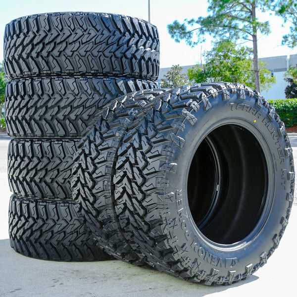 Venom Power Terra Hunter M/T LT33x11.50R20 118Q Load E All-Season Mud-Terrain Tires — Set of 6