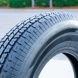 WellPlus Power ST-1 Semi Steel ST235/80R16 Load F Trailer Tires — Set of 4
