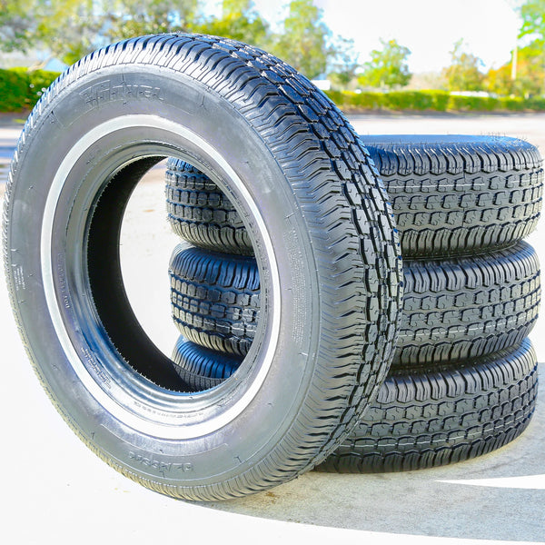 Tornel Classic 205/75R15 97S Whitewall All-Season Tires — Set of 4