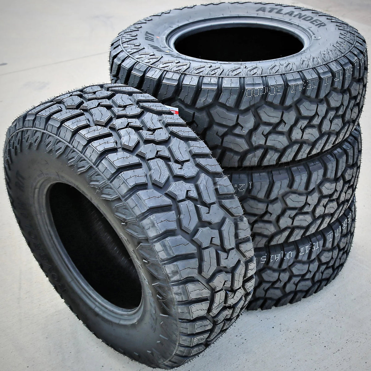 Atlander Roverclaw R/T LT33x12.50R17 120Q Load E All-Season Rugged-Terrain Tires — Set of 4