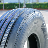 Roundrule Xtra All Steel ST235/85R16 Load H Trailer Tires — Set of 4