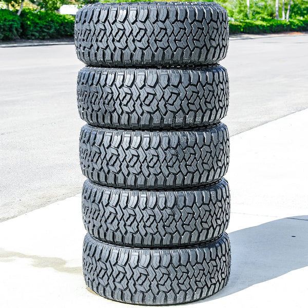 Fury Country Hunter R/T LT37x13.50R17 121Q Load D All-Season Rugged-Terrain Tires — Set of 5