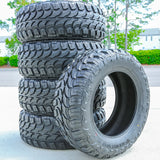 Red Dirt Road RD-6 M/T LT33x12.50R22 109Q Load E All-Season Mud-Terrain Tires — Set of 5