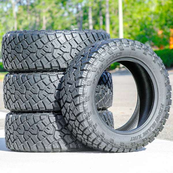 Tesche Tires Ridge Blade X/RT LT285/55R20 121/118Q 12-Ply All-Season Rugged-Terrain Tires — Set of 4