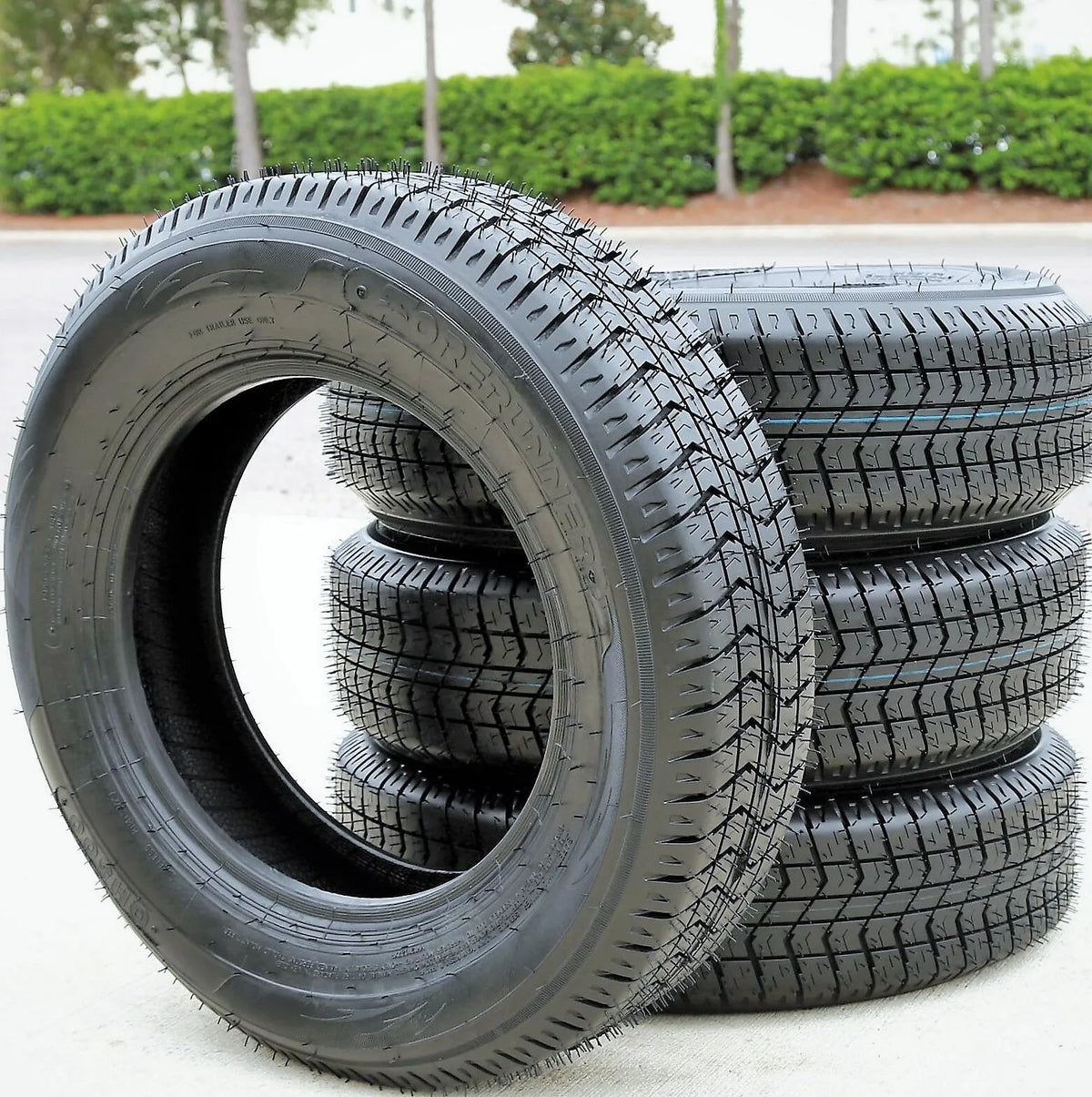 Forerunner QH500 ST205/75D15 Load C Trailer Tires — Set of 4
