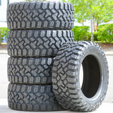 Tesche Tires Ridge Blade X/MT LT33x12.50R20 119Q Load F All-Season Mud-Terrain Tires — Set of 5