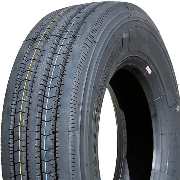Copartner CP962 All Steel 215/75R17.5 Load H Steer All-Season Commercial Tires — Set of 8