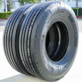 Roundrule Xtra All Steel ST235/85R16 Load H Trailer Tires — Set of 5