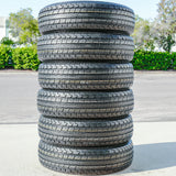 Roundrule ST Hikee Semi Steel ST235/80R16 Load F Trailer Tires — Set of 6