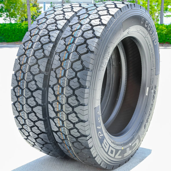 Cosmo CT706 Plus 225/70R19.5 Load G All-Season Commercial Tires — Set of 2