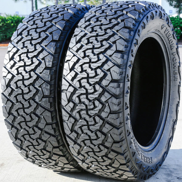 Venom Power Terra Hunter X/T LT33x12.50R22 114Q Load F All-Season Extreme-Terrain Tires — Set of 2