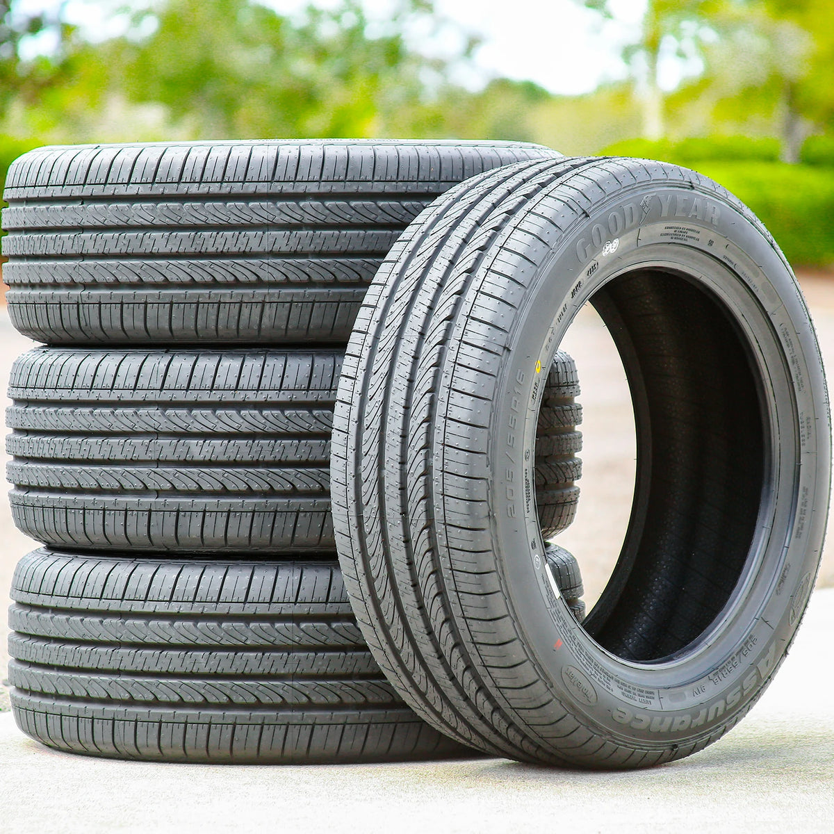 Goodyear Assurance Triplemax 205/55R16 91V All-Season Tires — Set of 4