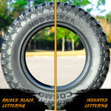 Cosmo Mud Kicker 35x12.50R17 121Q Load E All-Season Mud-Terrain Tires — Set of 6