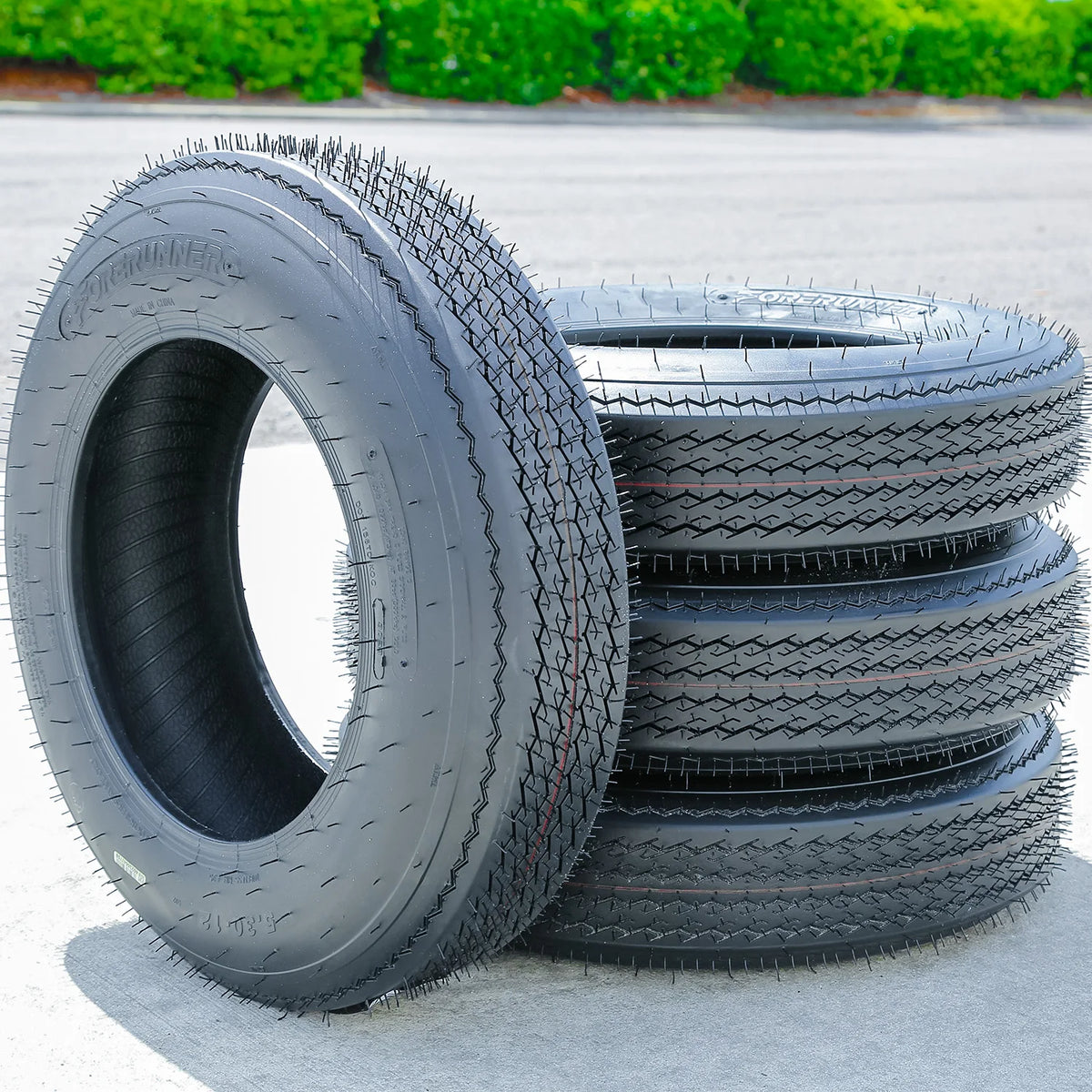 Forerunner QH502 ST5.3-12 Load C Trailer Tires — Set of 4