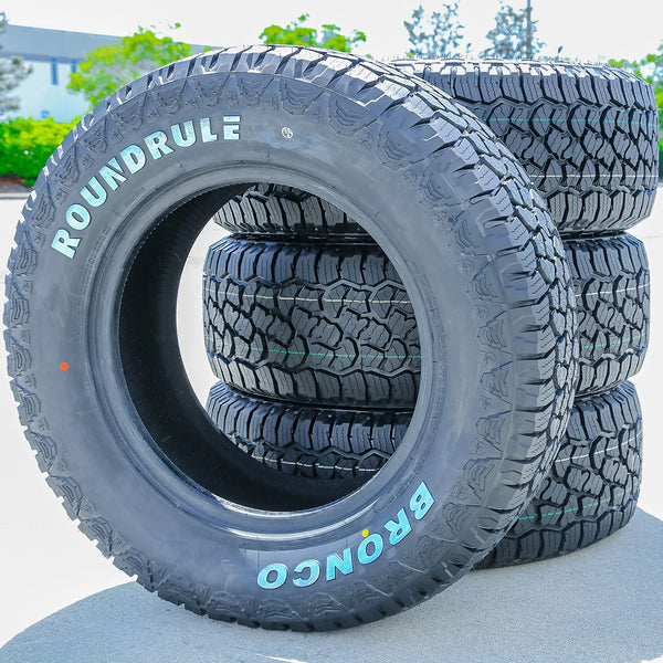 Roundrule Bronco 315/70R17 121/118Q Load E RWL All-Weather All-Terrain Tires — Set of 4