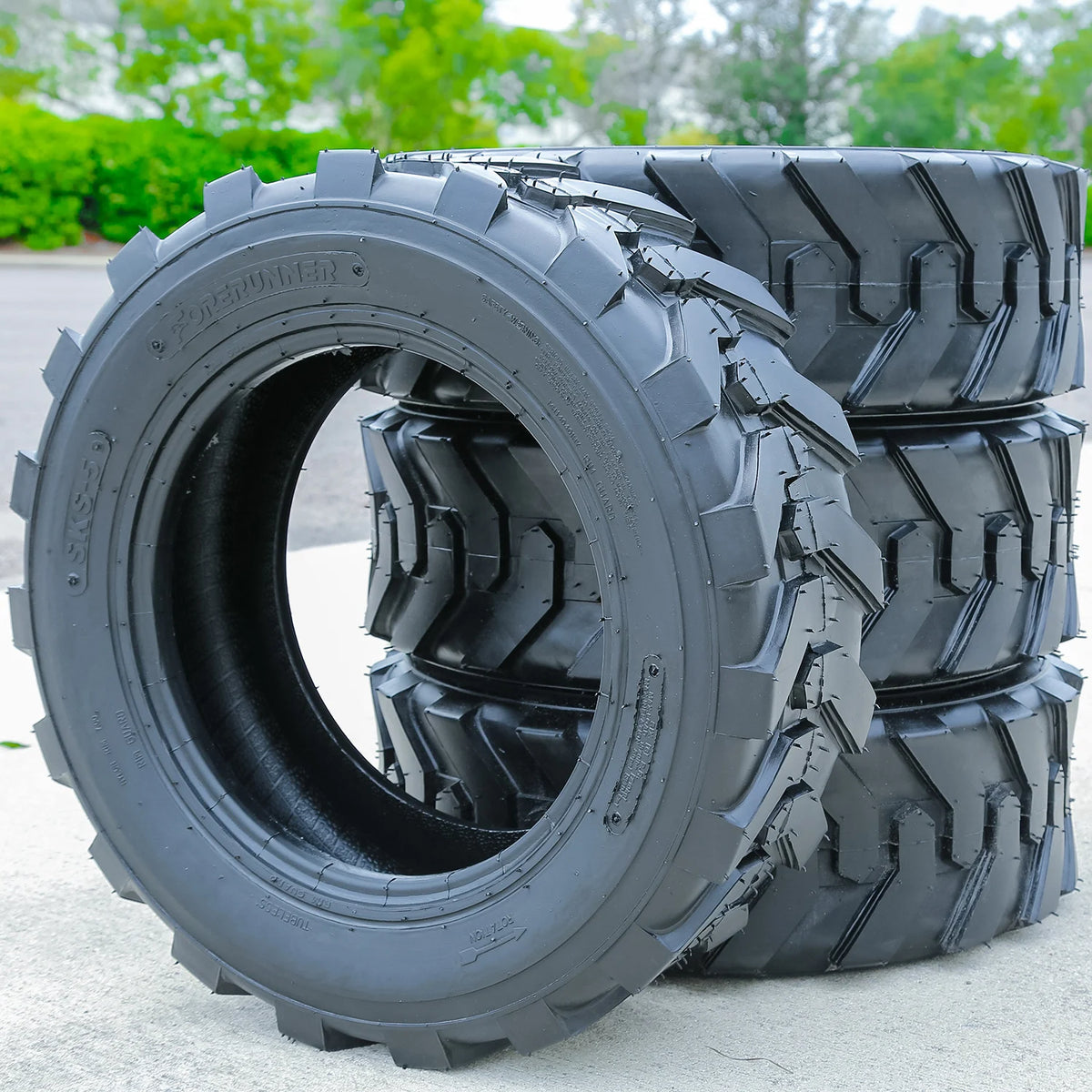 Forerunner SKS-5 27x10.50-15 6-Ply Industrial Tires — Set of 4