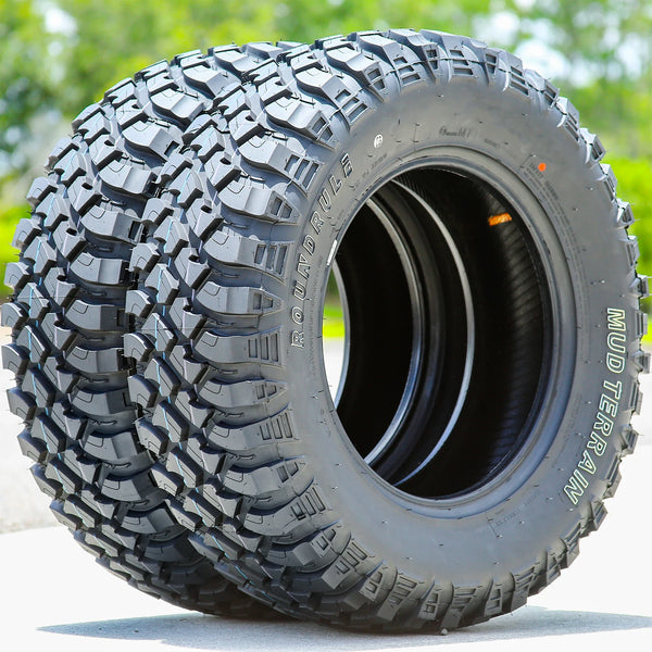 Roundrule M866 225/75R16 115/112Q Load E Mud-Terrain Tires — Set of 2