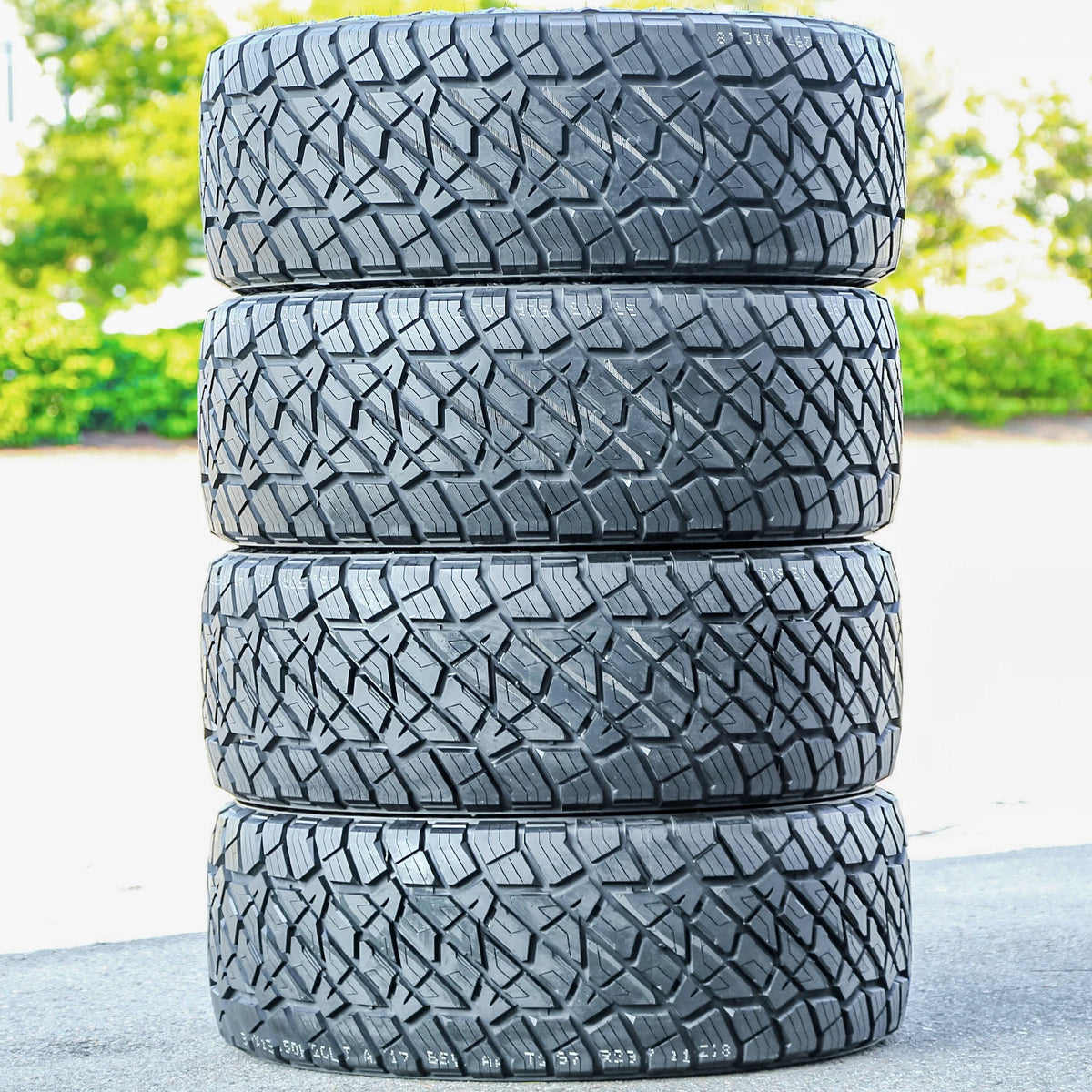 Predator New Mutant X-AT 35x11.50R20 124R Load E All-Season All-Terrain Tires — Set of 6