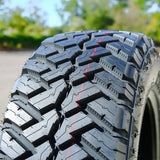 Cosmo Mud Kicker 35x12.50R17 121Q Load E All-Season Mud-Terrain Tires — Set of 6