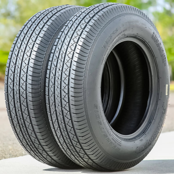 Transeagle TE898 ST175/80D13 Load C Trailer Tires — Set of 2