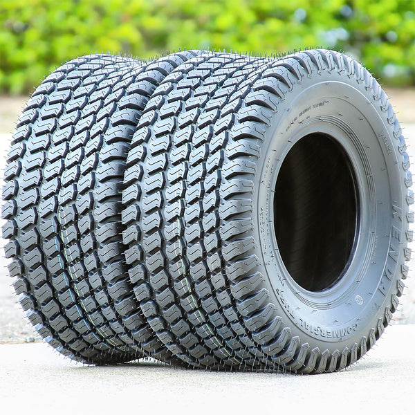 Kenda Commercial Turf 20.5x8.00-10 4-Ply Lawn & Garden Tires — Set of 2