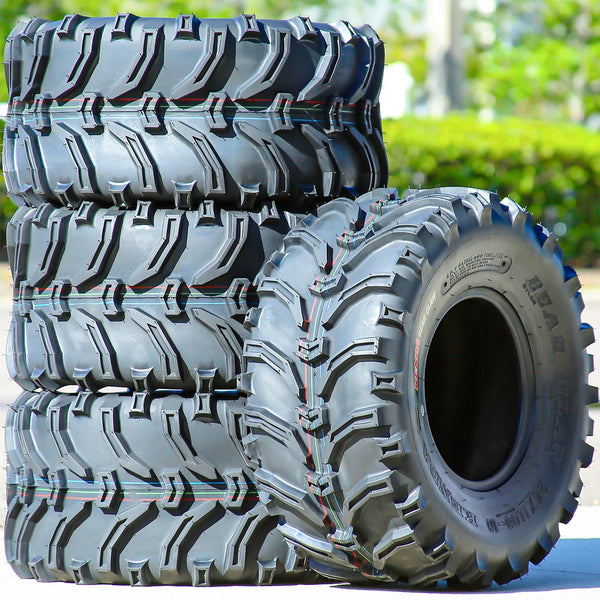 Kenda Bearclaw 24x11.00-10 52F 6-Ply Rear ATV/UTV Tires — Set of 4