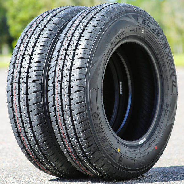Cosmo El Jefe VAN II 185R14 102/100Q Load D All-Season Commercial Tires — Set of 2