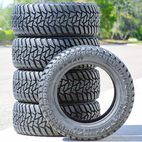 Kanati Terra Commander RTX LT37x12.50R20 Load E All-Season Rugged-Terrain Tires — Set of 5
